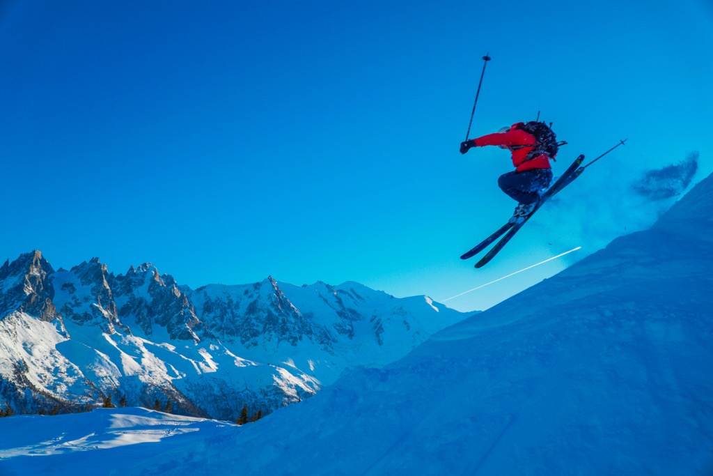 Flégère ski resort, Aiguilles Rouges Massif, France