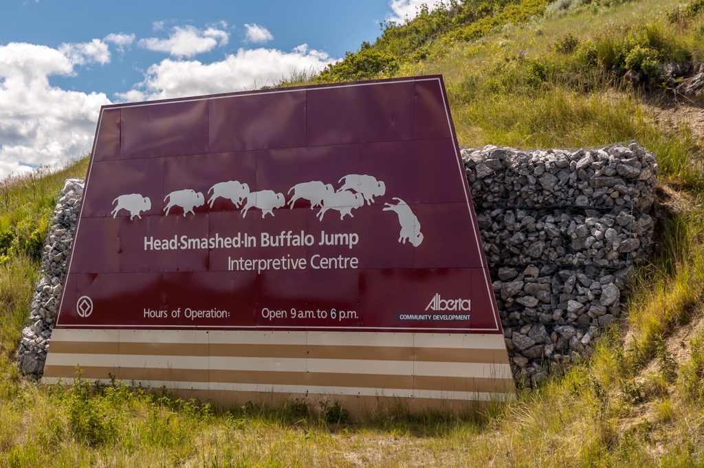 Head Smashed In Buffalo Jump, Alberta, Canada