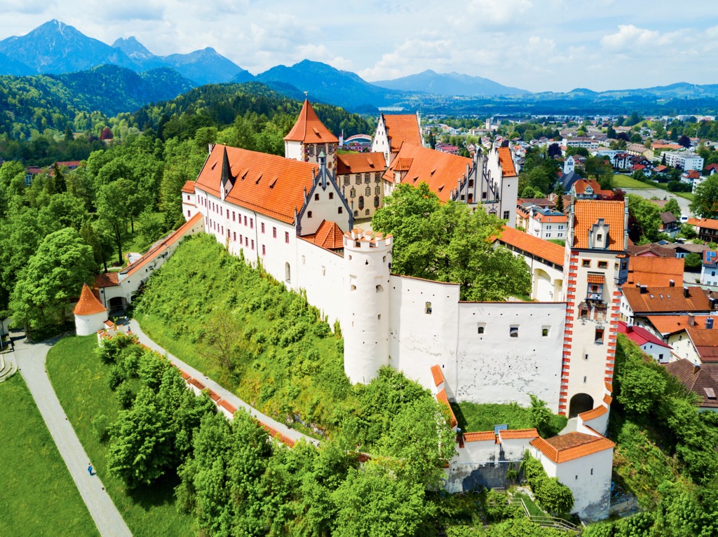 Hohes Schloss Fussen, Ammergau Alps