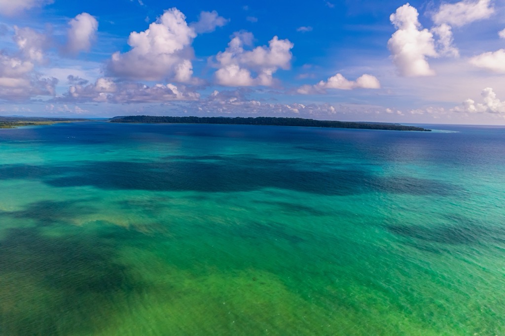 North Sentinel Island is rarely photographed and largely unknown. Andaman and Nicobar Islands