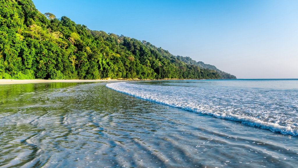 Radhanagar Beach is one of the most popular beaches on the island, for good reason. Andaman and Nicobar Islands