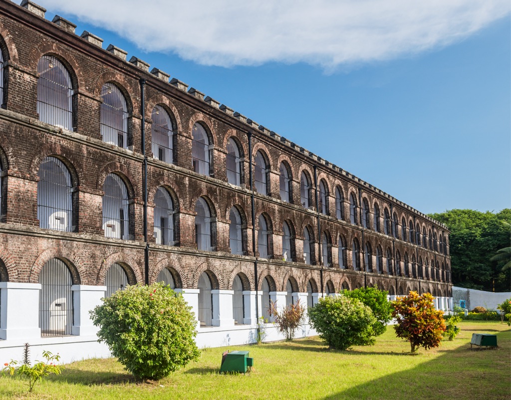 The Cellular Jail in Port Blair. Andaman and Nicobar Islands