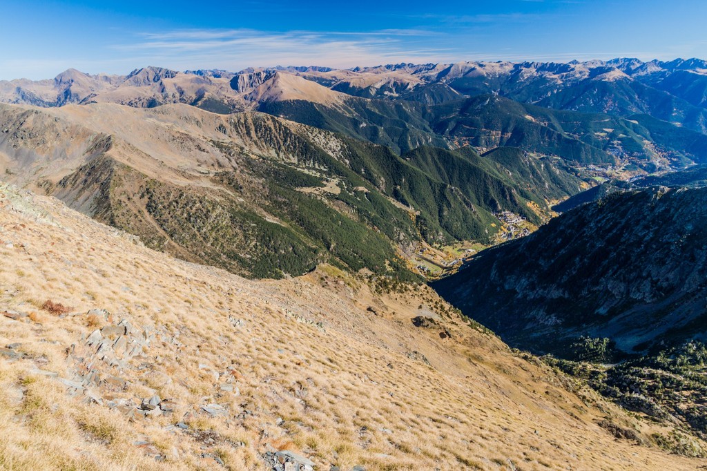 Parc Natural Comunal de les Valls del Comapedros, Andorra aerial