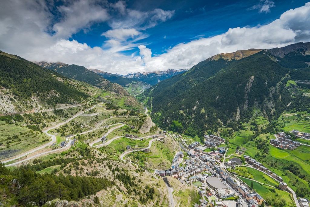 village, Andorra aerial