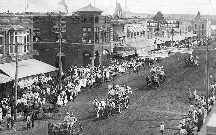 Lufkin, Texas, photographed circa 1911. Angelina National Forest