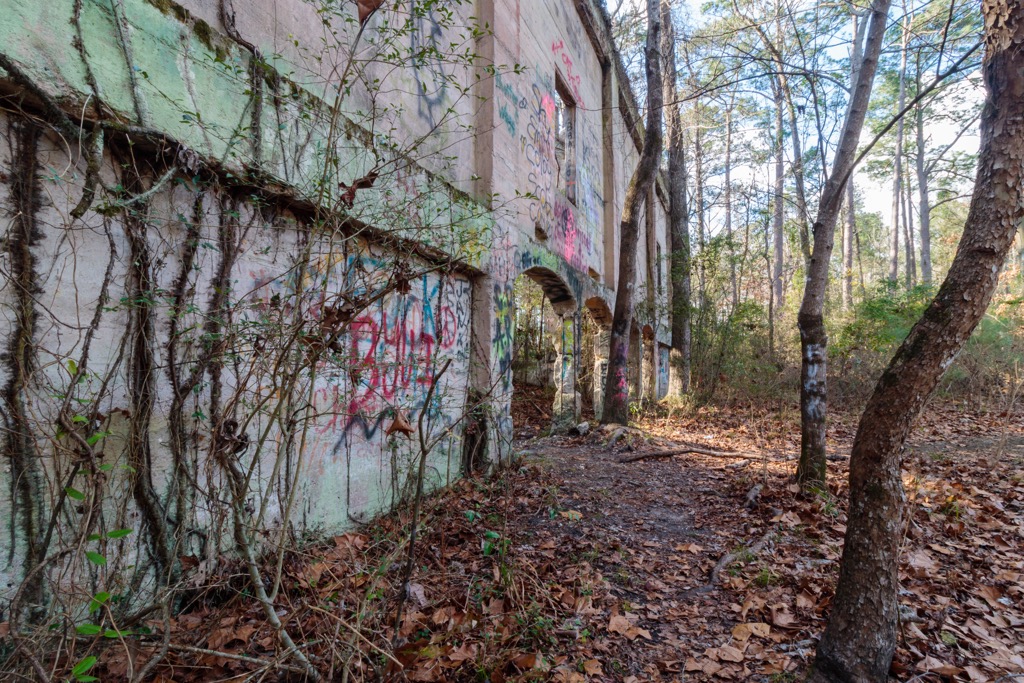 The old saw mill site. Angelina National Forest