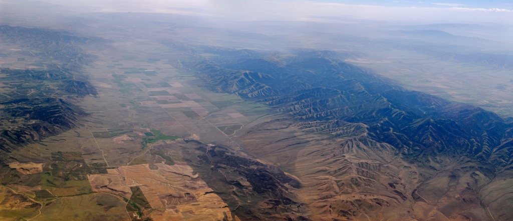 Arbon Valley and Bannock Range, Idaho, USA