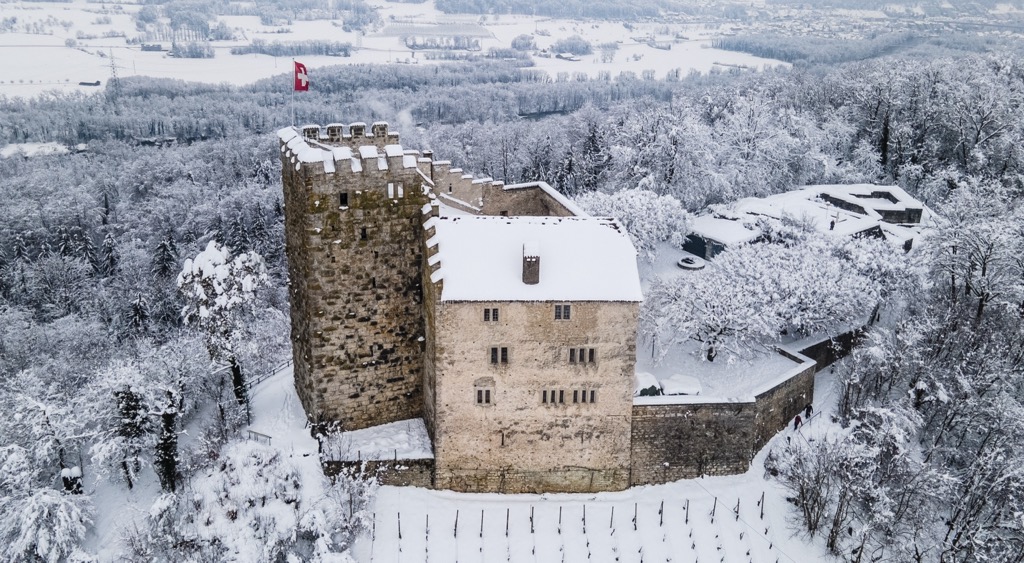 The Habsburg Castle. Argovia Jurapark