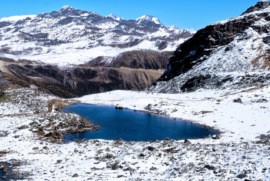 Arunachal Pradesh. Heart Lake near Bumla Pass Tawang