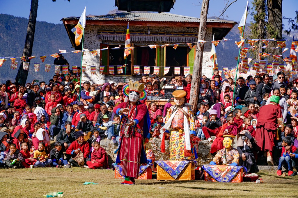 Arunachal Pradesh. The festival in Tawang monastery