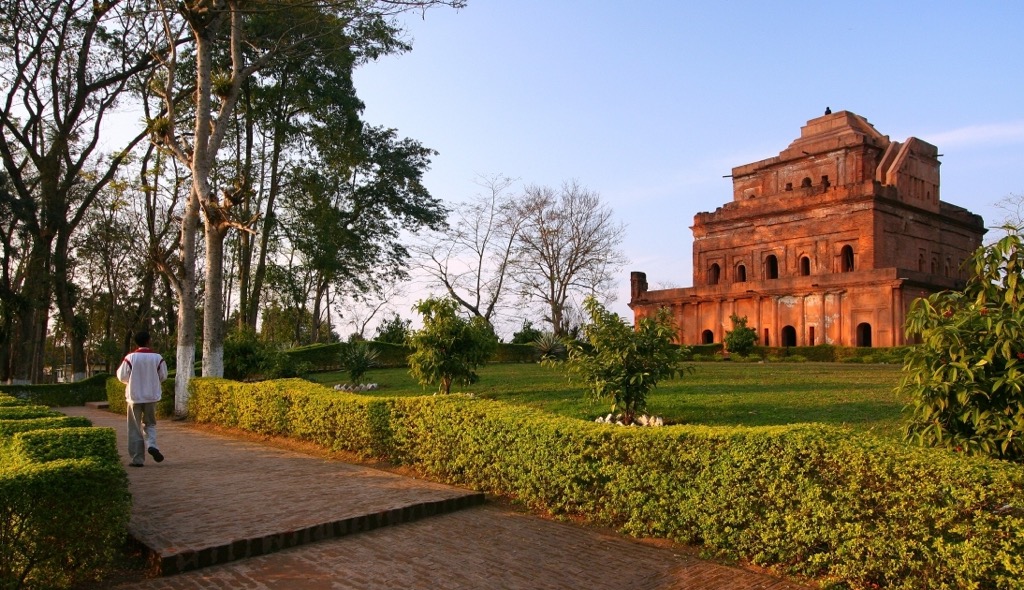 Gargaon Palace, Ahom Kingdom. Assam Mountains