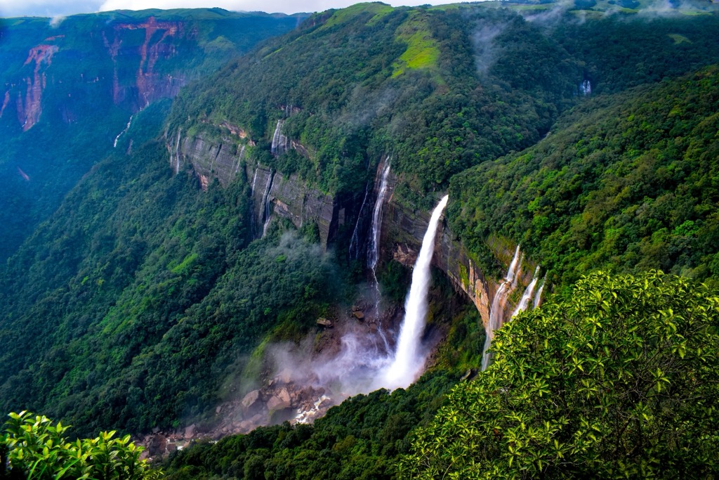 The Schillong Plateau. Assam Mountains