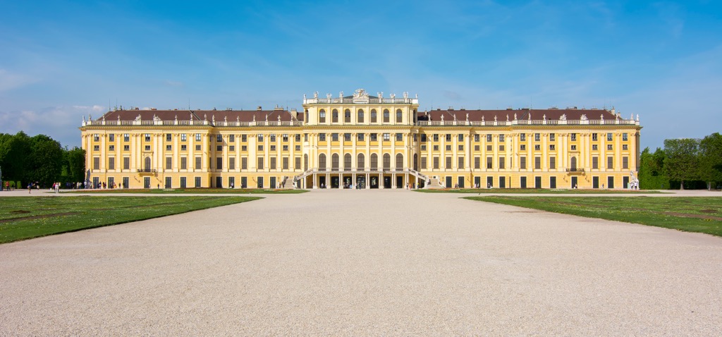 Schonbrunn palace in Vienna, Austria
