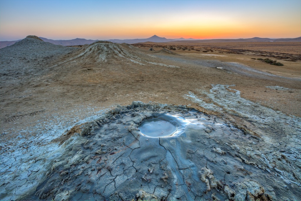 Mud Volcanoes in Gobustan,  Azerbaijan
