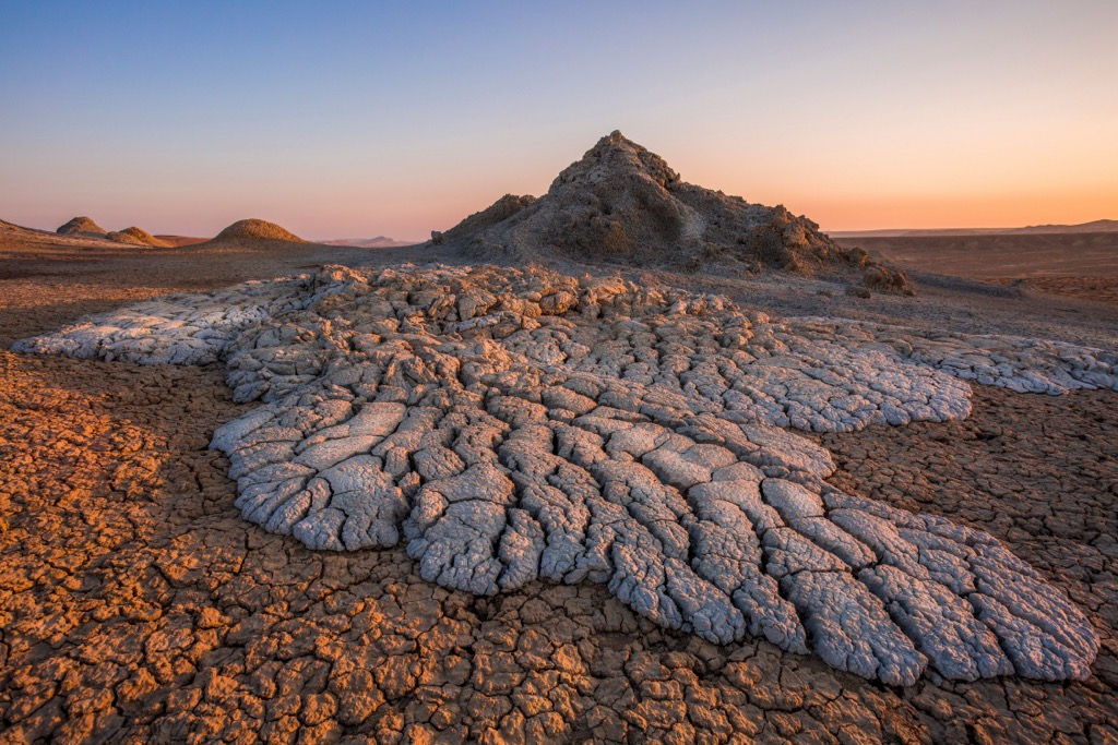 Mud Volcanoes in Gobustan,  Azerbaijan