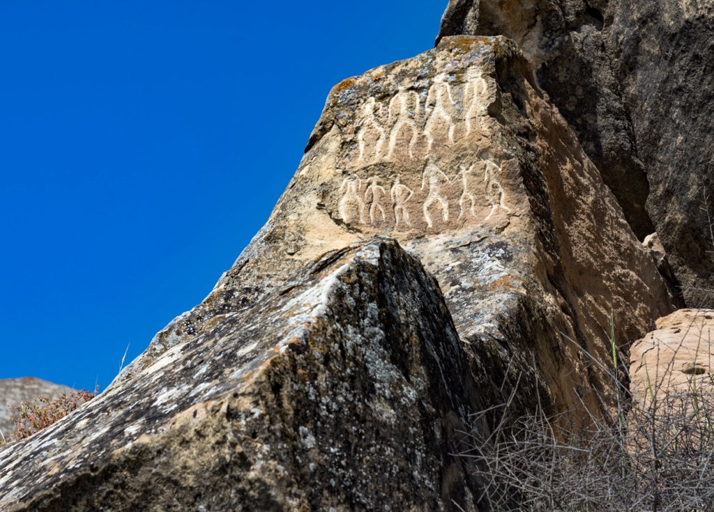 Rock paintings,  Azerbaijan