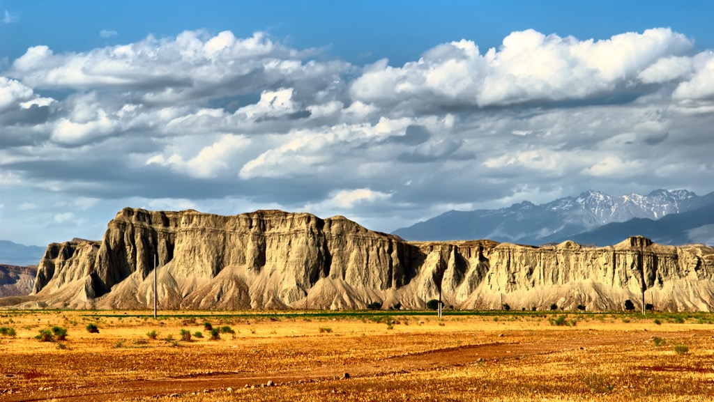 Snake mountain ridge. Nakhichevan, Azerbaijan