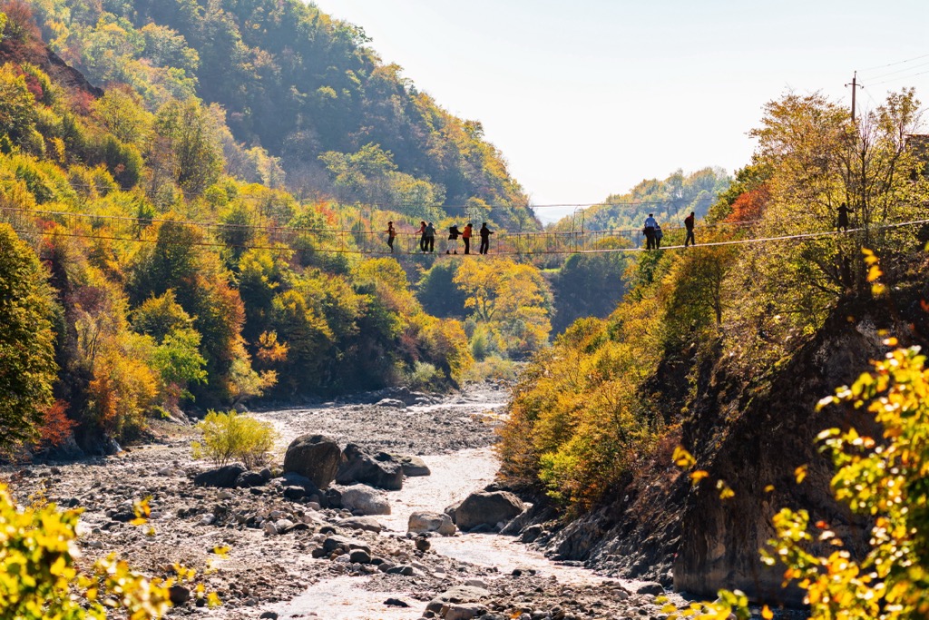 bridge over a river,  Azerbaijan