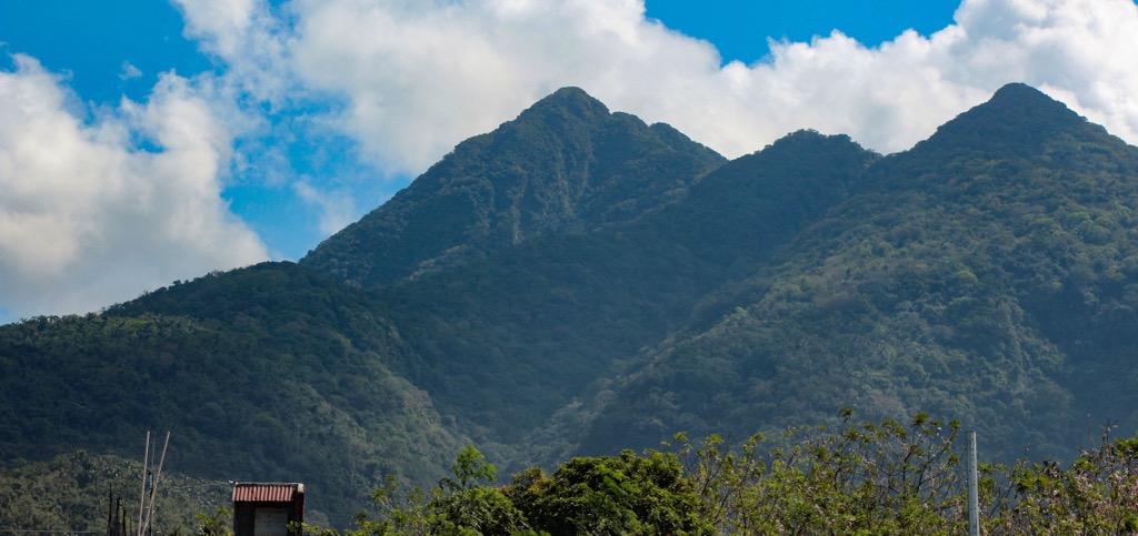 The mythical Mount Makiling, the highest point in the province. Batangas Mountains