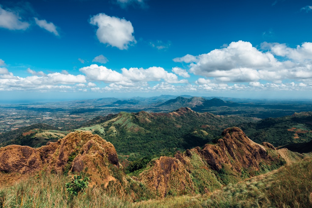 The ridges of Mount Batulao. Batangas Mountains