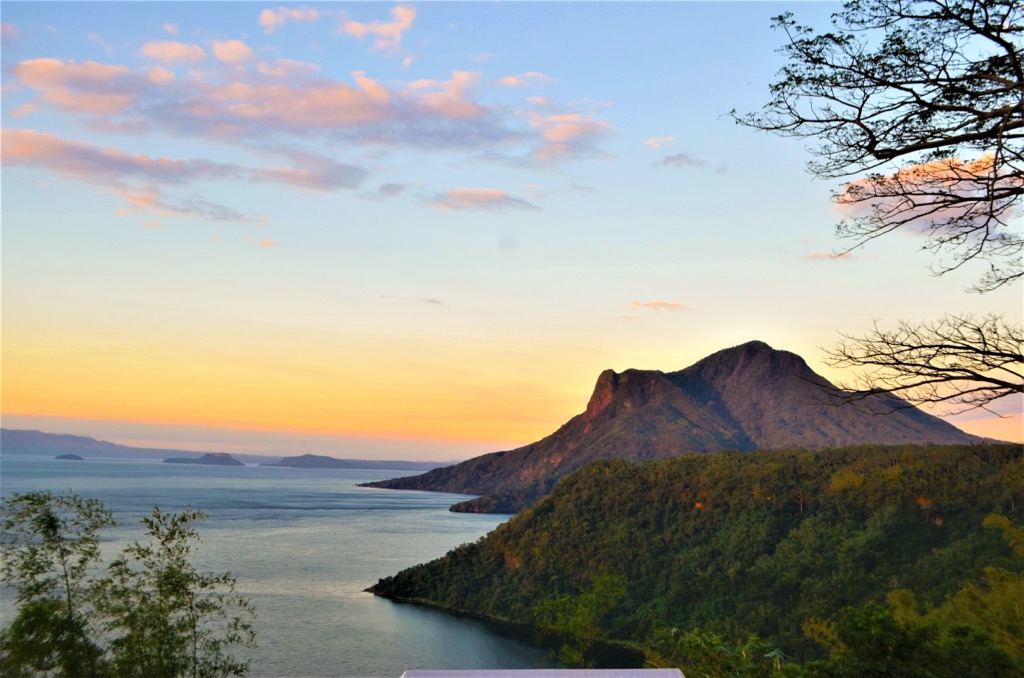 The “Rockies” of Mount Maculot at sunset in all its tropical glory. Batangas Mountains