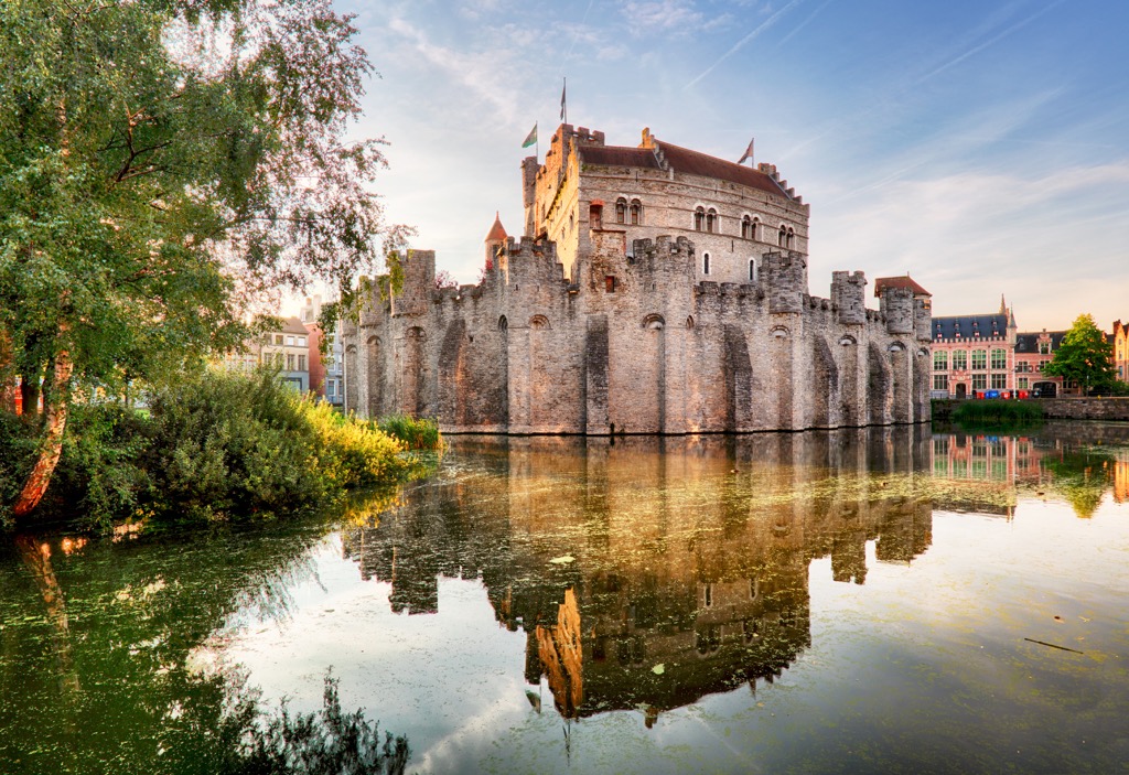 Castle Gravensteen in Gent, Belgium
