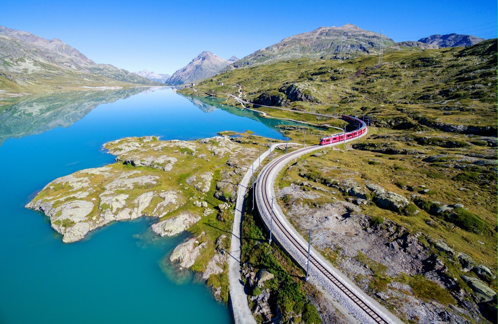 Bernina Express, Bernina Range, Italy