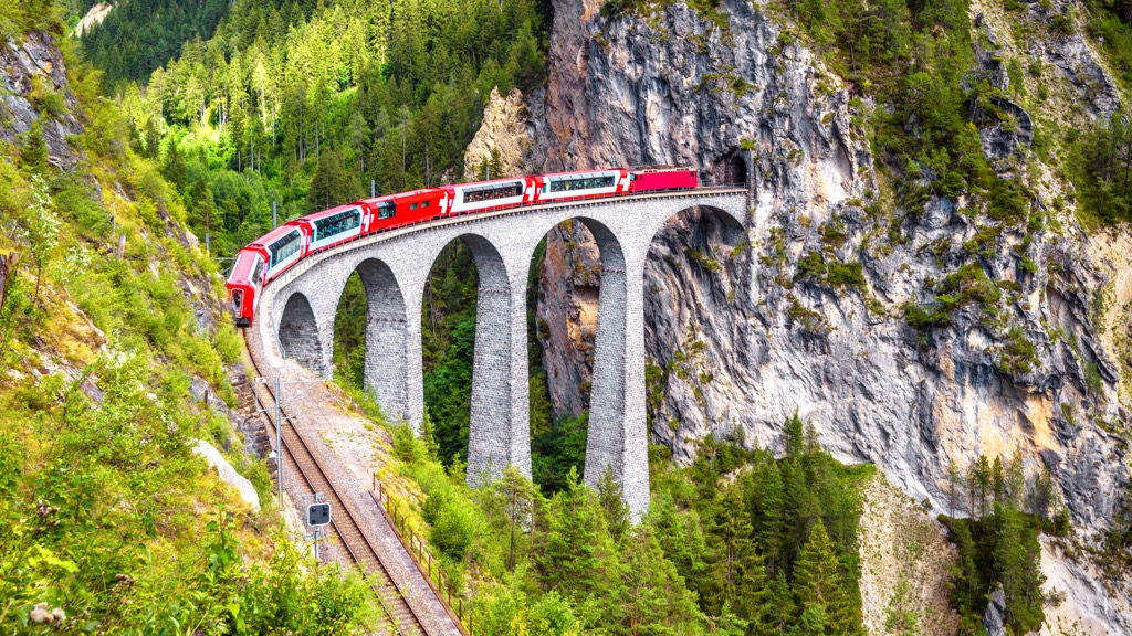 Bernina Express, Bernina Range, Italy