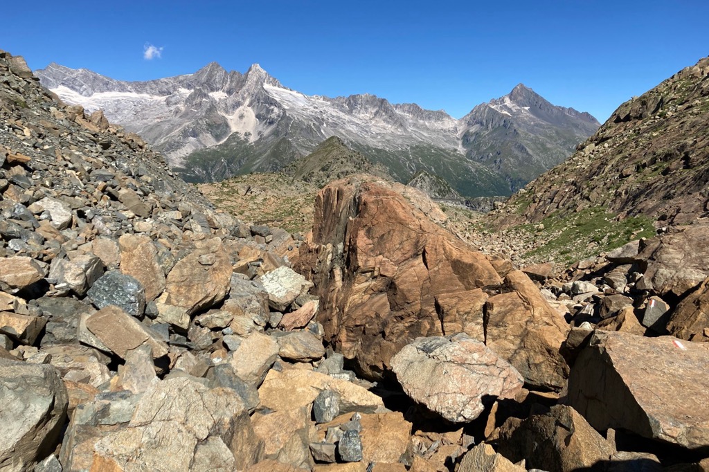 Monte Disgrazia from the trail to Bocchel del Cane. Ivan Kuznetsov