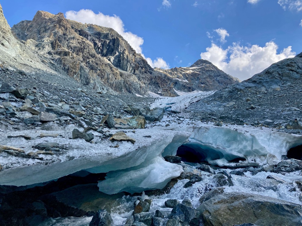 ventina glaciers, Bernina Range, Italy