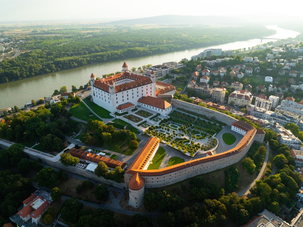 Bratislava Castle. Biele Karpaty