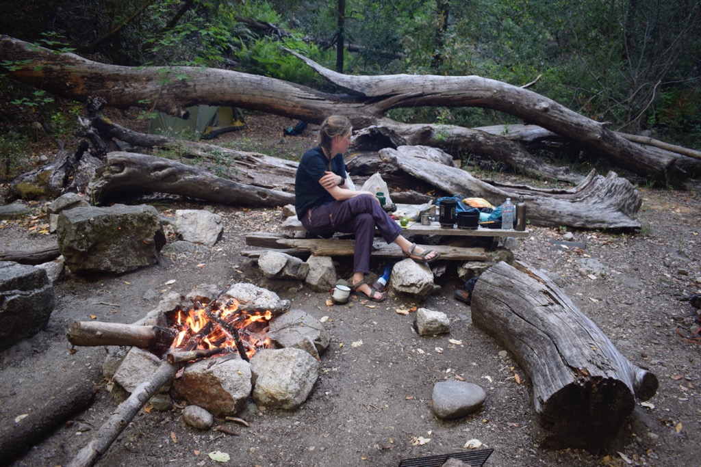 Our trip’s master chef. Photo: Sergei Poljak. Big Sur Sykes Hot Springs