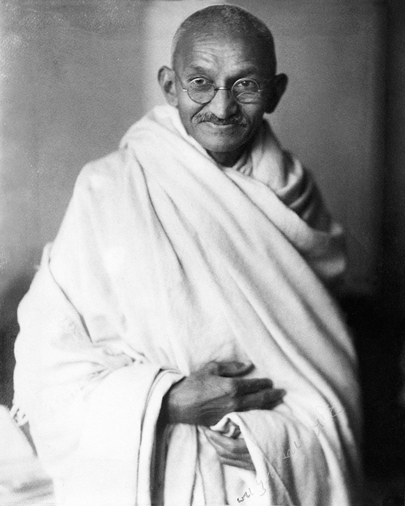 Mahatma Gandhi photographed in London in 1931. Bihar