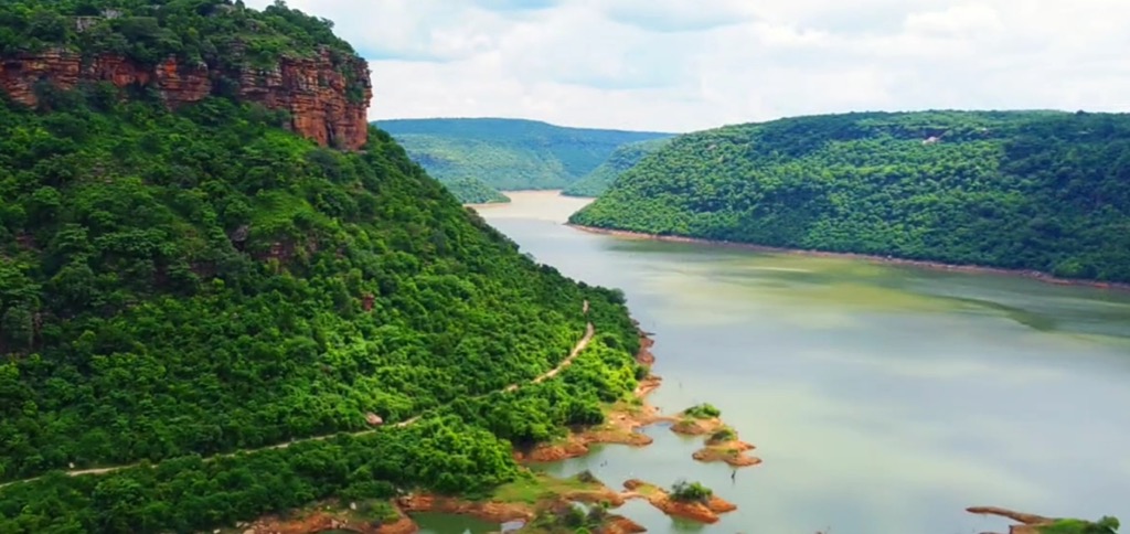 The Durgavati River. Bihar