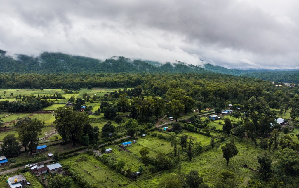 The border village of Valmikinagar. Bihar