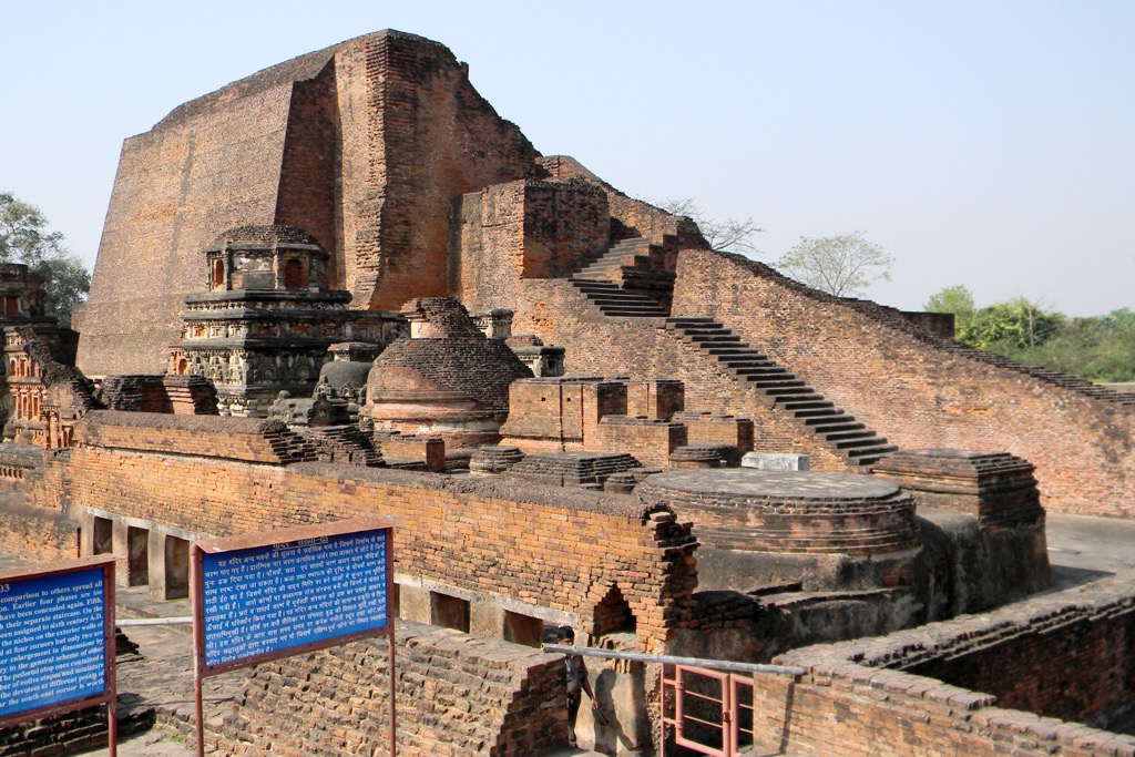 The impressive Nalanda University. Bihar