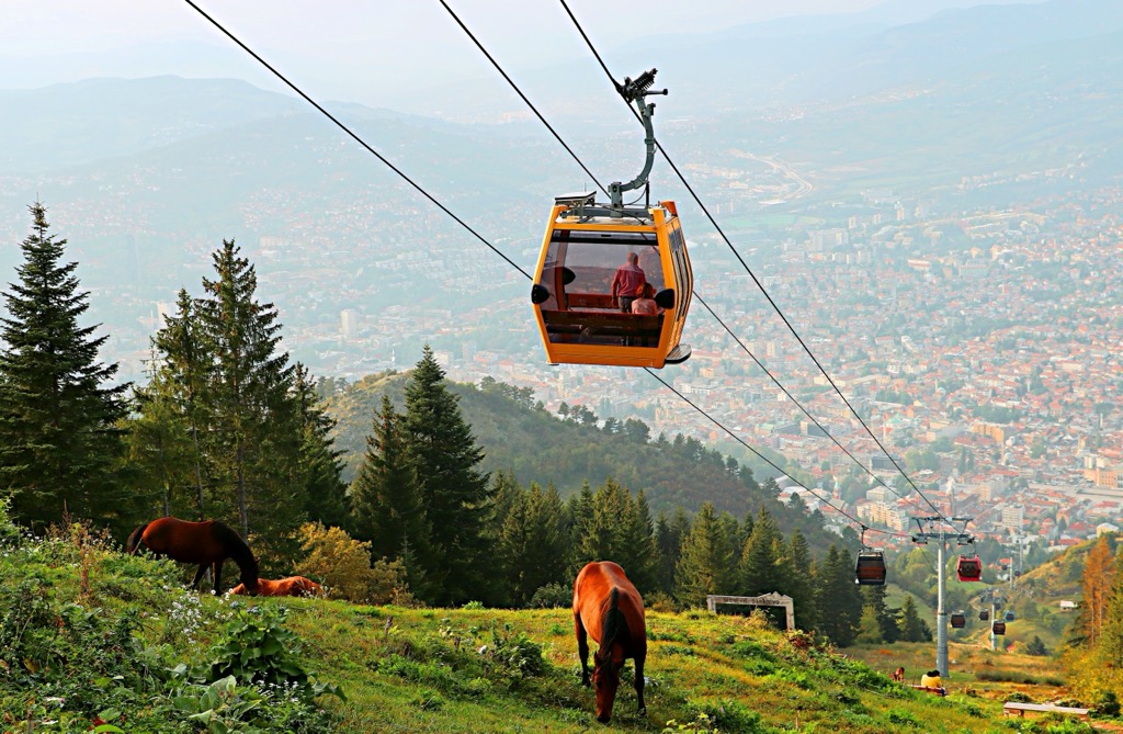 Sarajevo, Bosnia and Herzegovina. Bijambare Protected Landscape