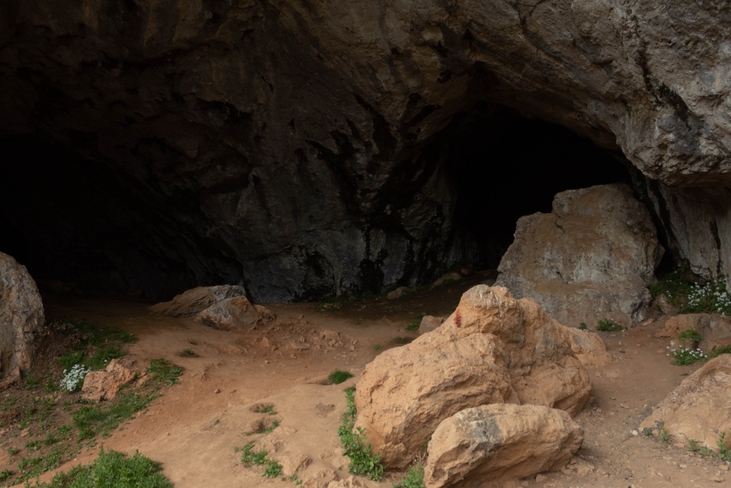 The Upper cave, where Stone Age peoples once dwelled. Bijambare Protected Landscape