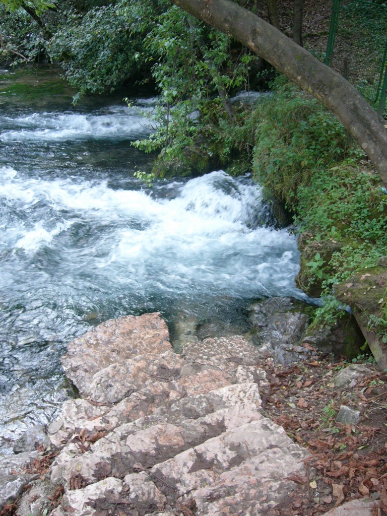 Source of the spring water at Vrelo Bosne. Bosnia Spring