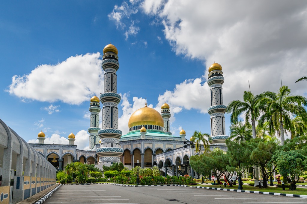 Jame’ Asr Hassanil Bolkiah Mosque. Brunei