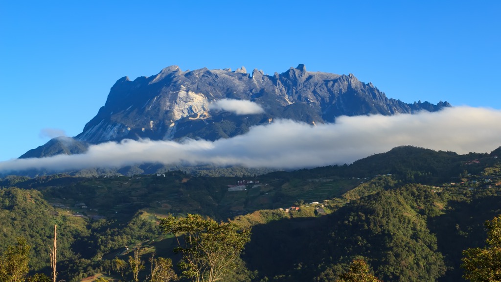 Though it’s not in Brunei, Mt. Kinabalu is the highest peak on Borneo. Brunei