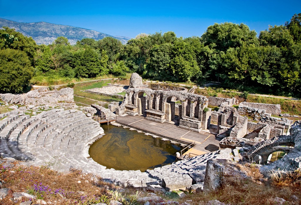 Ancient theater, Butrint National Park, Albania