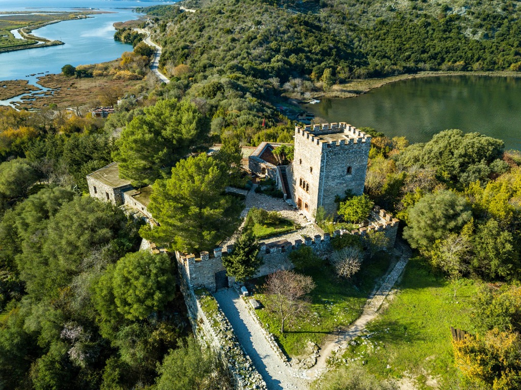 castle, Butrint National Park, Albania