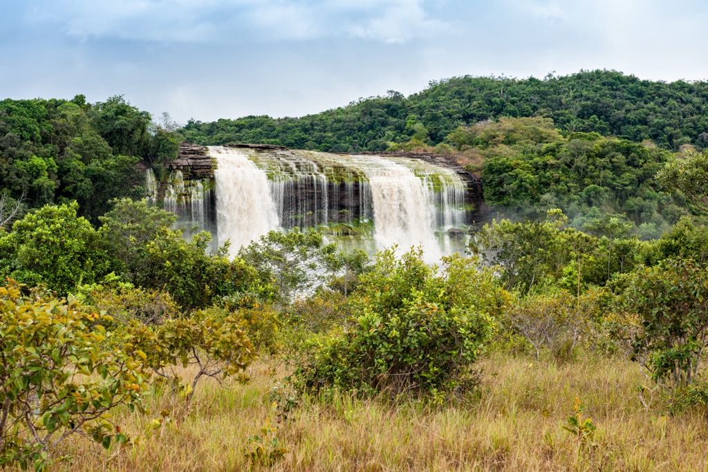 El Sapo Waterfall, Canaima National Park, Venezuela