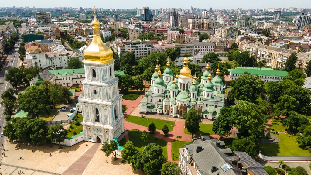 Sophia’s Cathedral in Kyiv, Carpathians, Ukraine