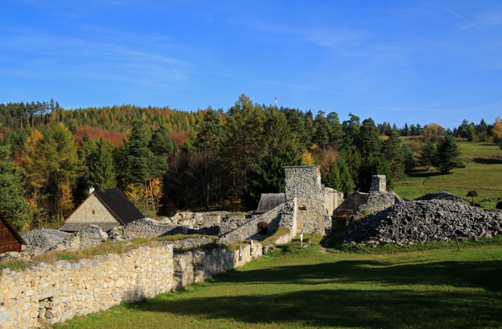 Carthusian monastery ruins, Slovak Paradise National Park, Slovakia