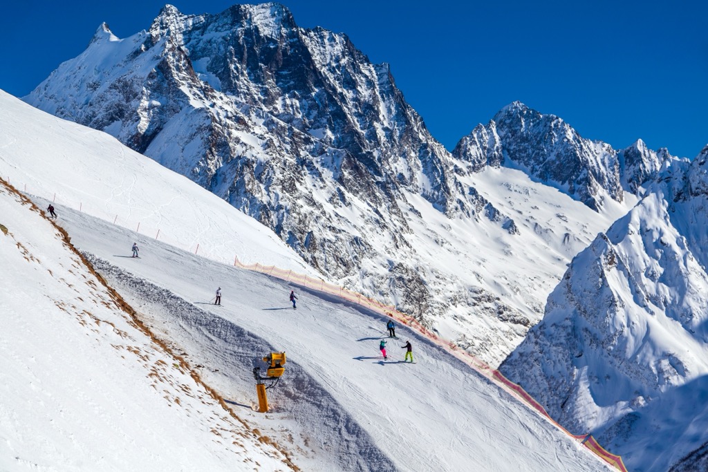 Dombai Ski Resort, Caucasus mountain range