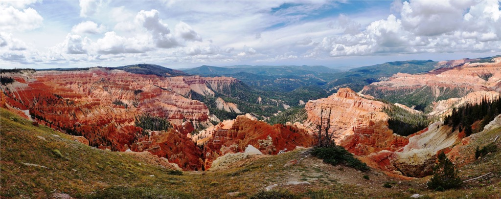 Cedar Breaks National Monument and canyon near Brian Head, Utah, USA