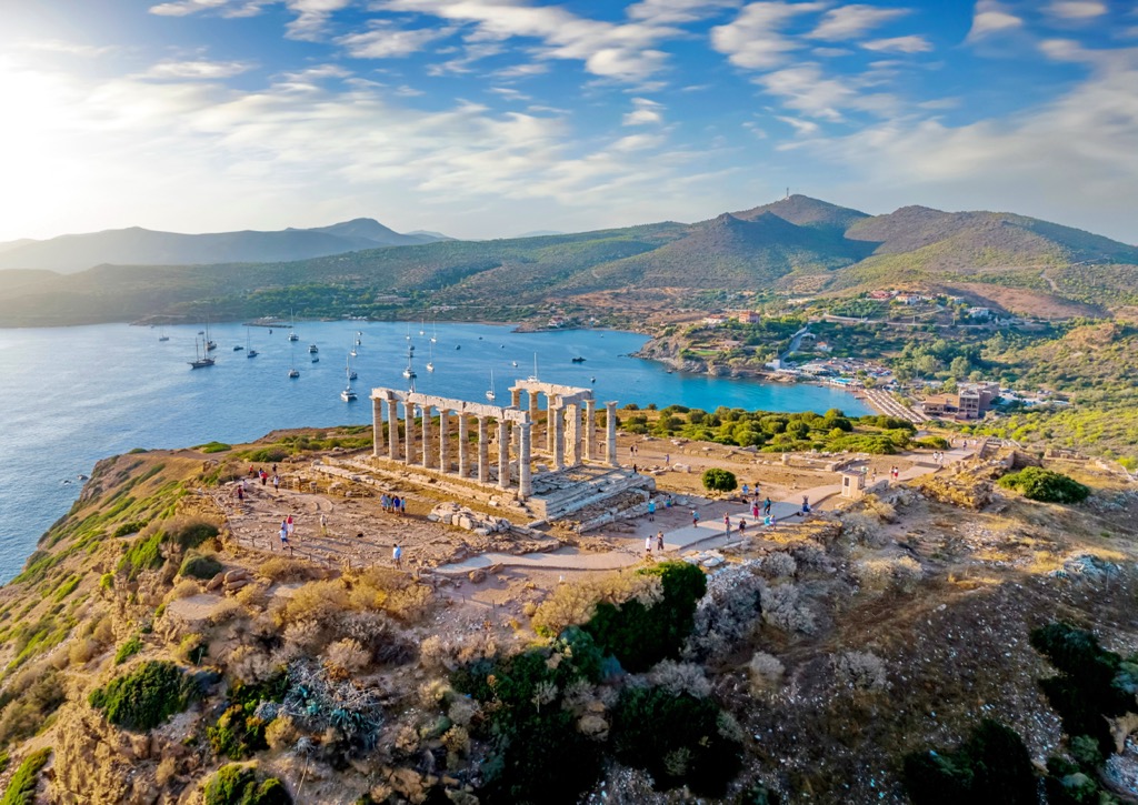 Sounion Cape, Central Athens, Greece
