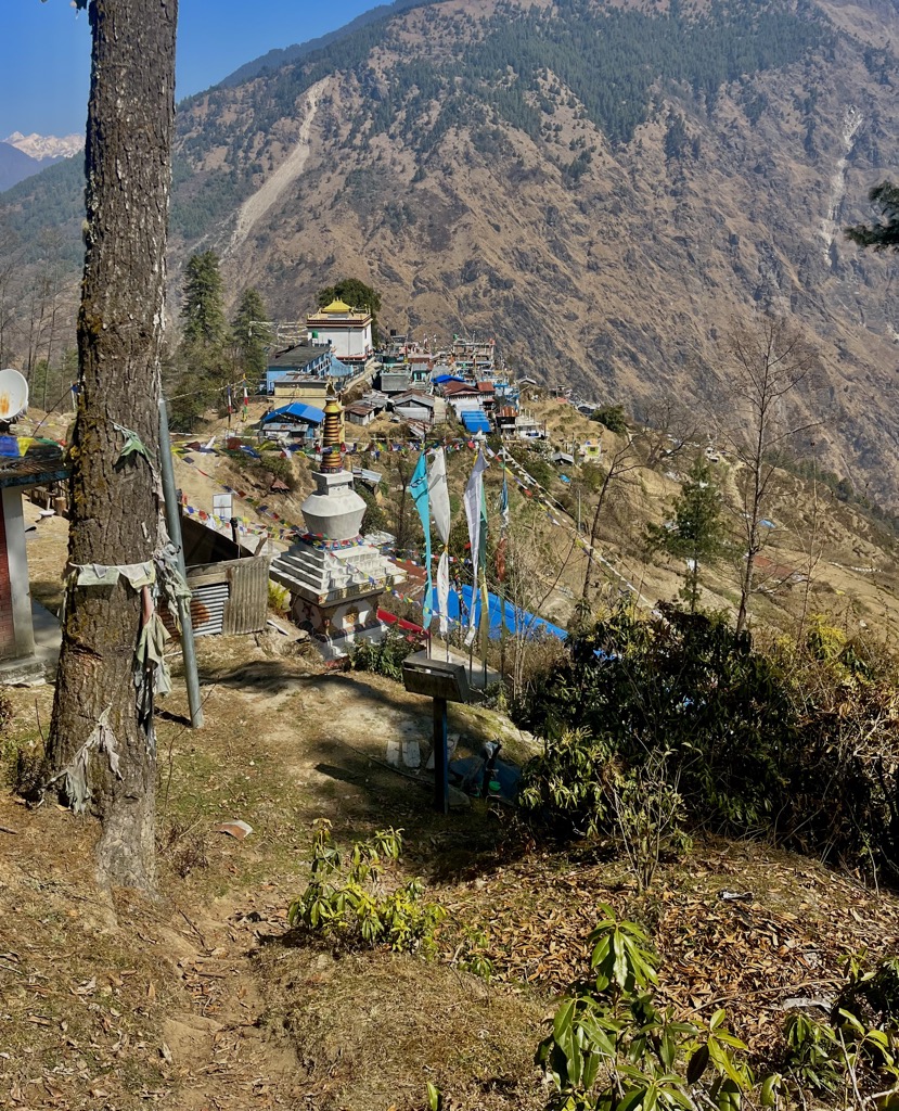 Many places in Nepal, like Thulo Syafru, are only accessible by foot. Central Development Region